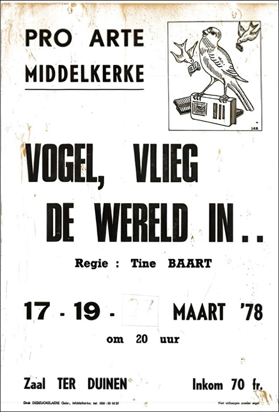 1978 Vogel vlieg de Wereld in affiche