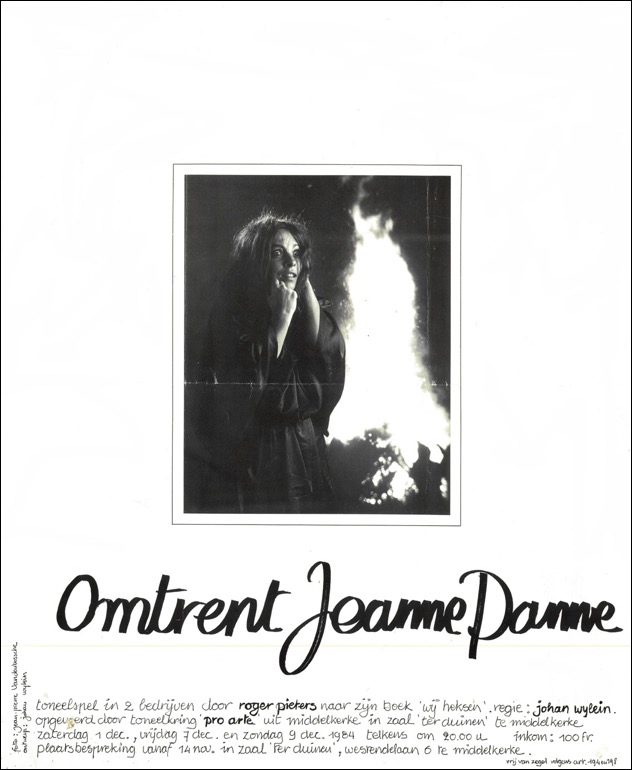 Omtrent Jeanne Panne affiche